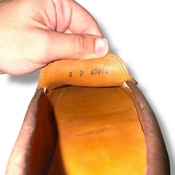 New Allen Edmonds Turner Venetian Loafer in Pebbled Brown Leather Sz 8 - Picture 2 of 10